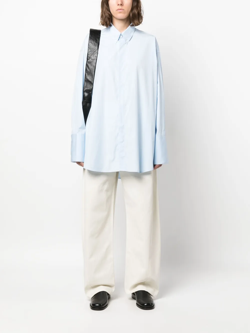 Lemaire Straight broek - Wit
