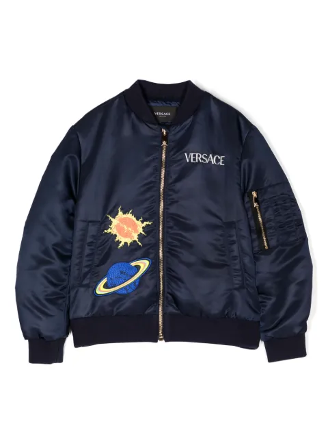 Versace Kids Galaxy bomber jacket