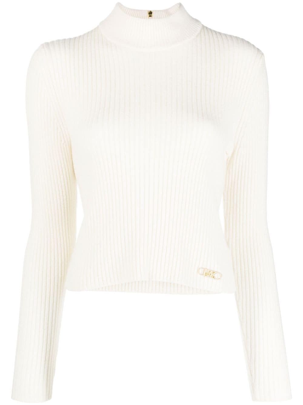 Image 1 of Michael Michael Kors high-neck chunky-knit jumper