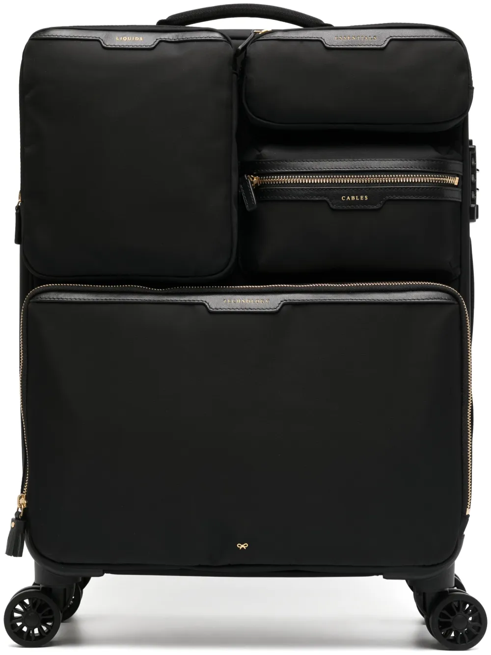 Anya Hindmarch Short-haul Trolley In Black