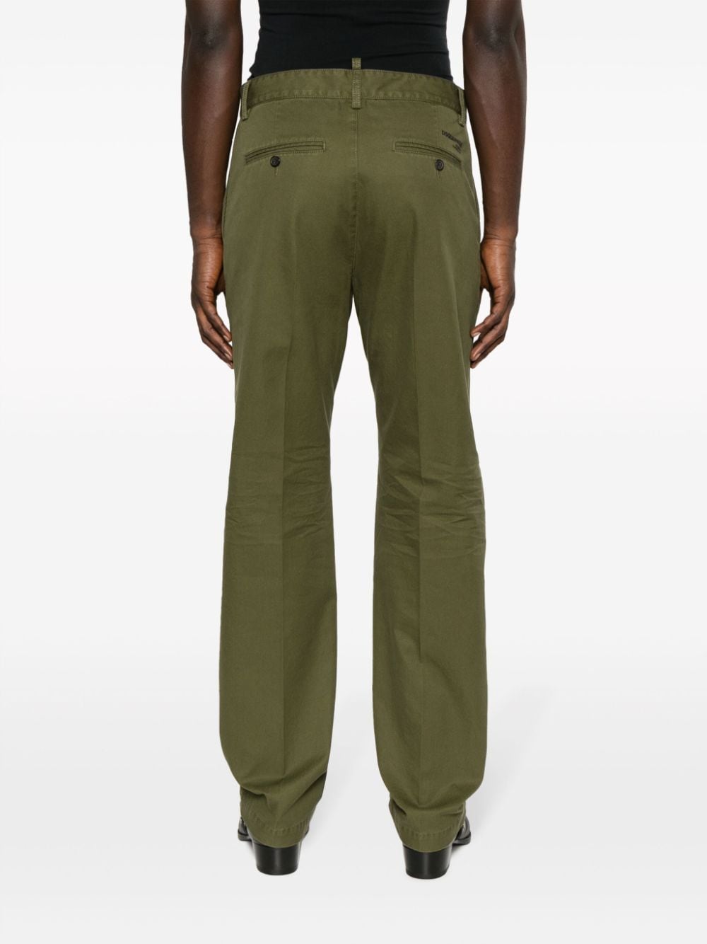 Dsquared2 Broek met logoprint Groen