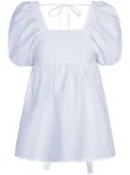 Cecilie Bahnsen Alma matelassé-effect blouse - White
