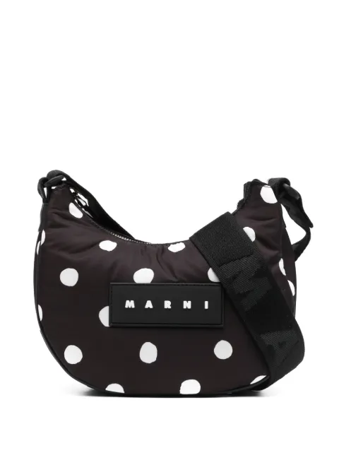 Marni bolso de hombro con parche del logo 
