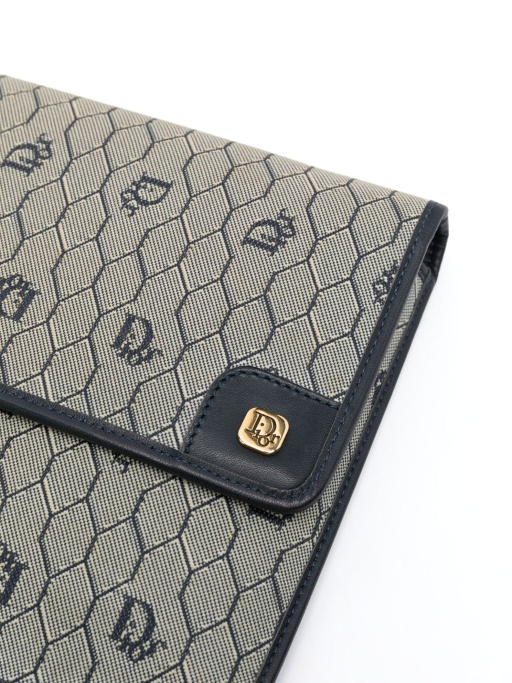 Christian Dior 1980s pre-owned Honeycomb Passport Holder - Farfetch