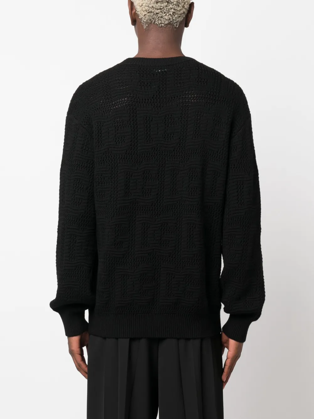 Dolce & Gabbana ロゴジャカード セーター | ブラック | FARFETCH JP