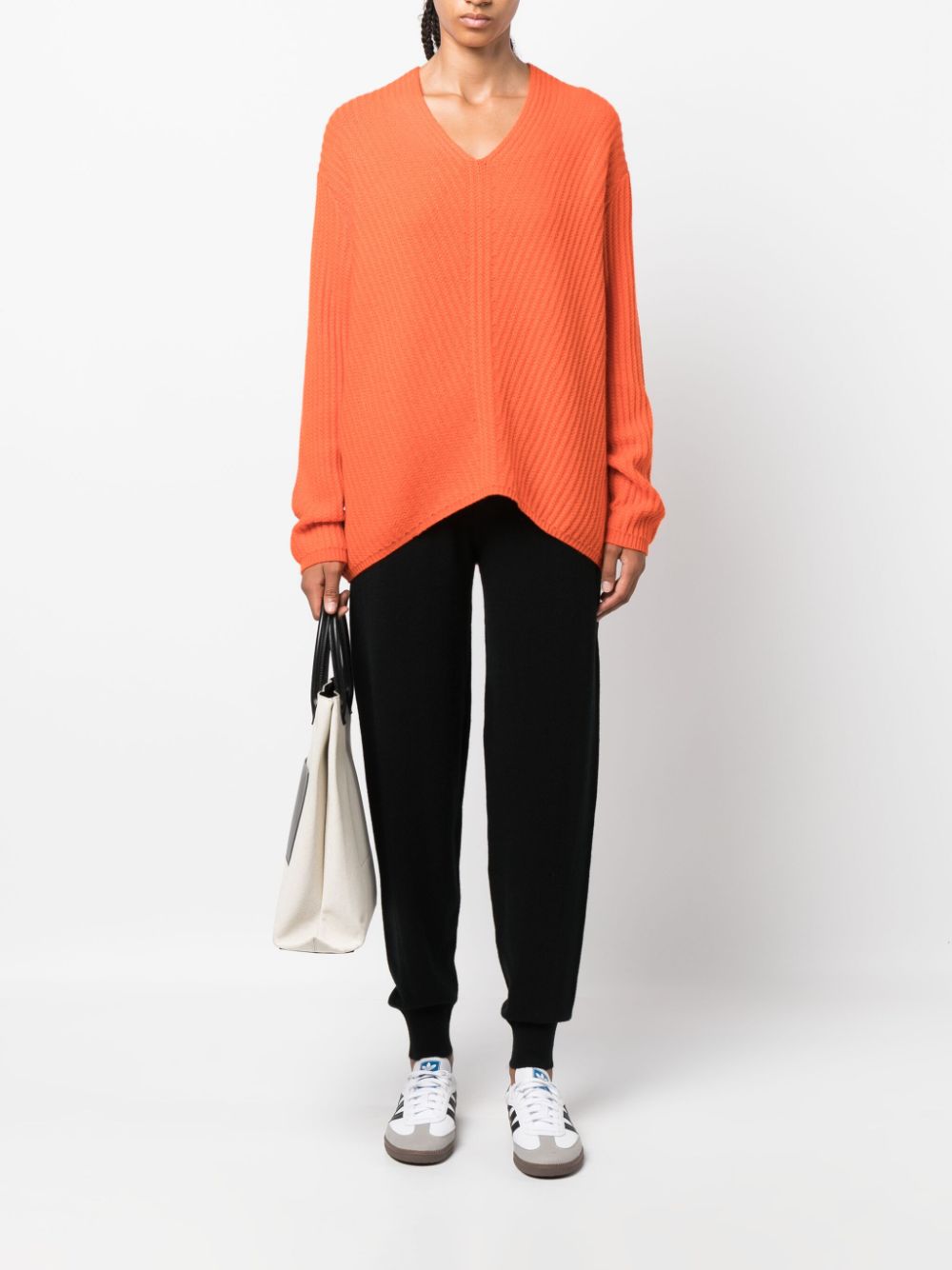 Allude Kasjmier sweater - Oranje