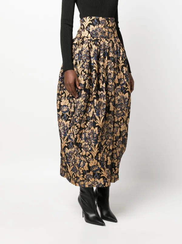 Maxi skirt outlet jacquard