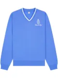 Sporty & Rich Vendome V-neck sweatshirt - Blue