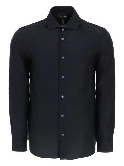 Emporio Armani embossed-pattern shirt