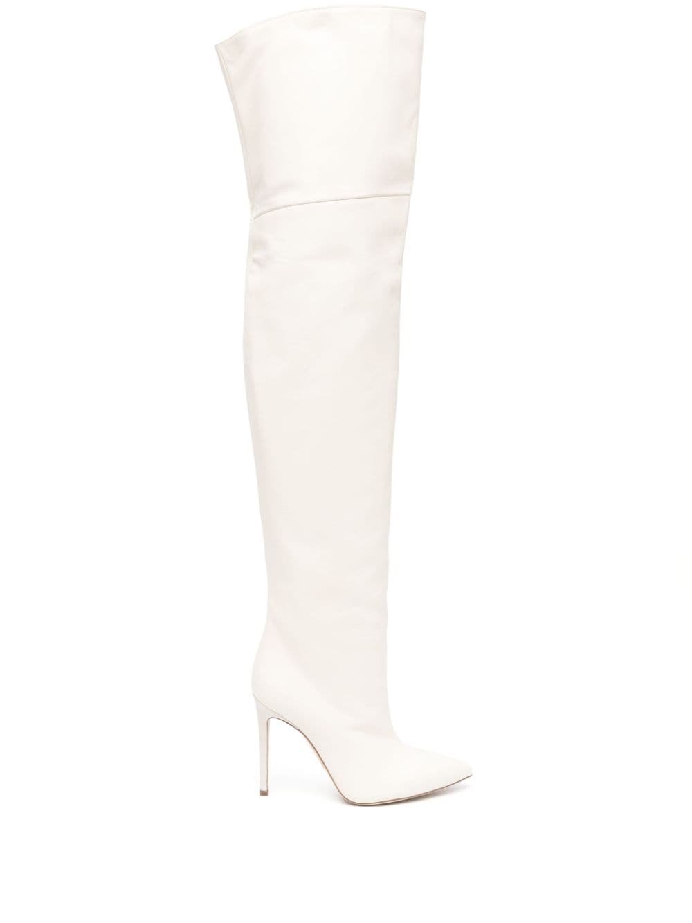 Paris Texas 115mm Over-the-knee Boots In Neutrals