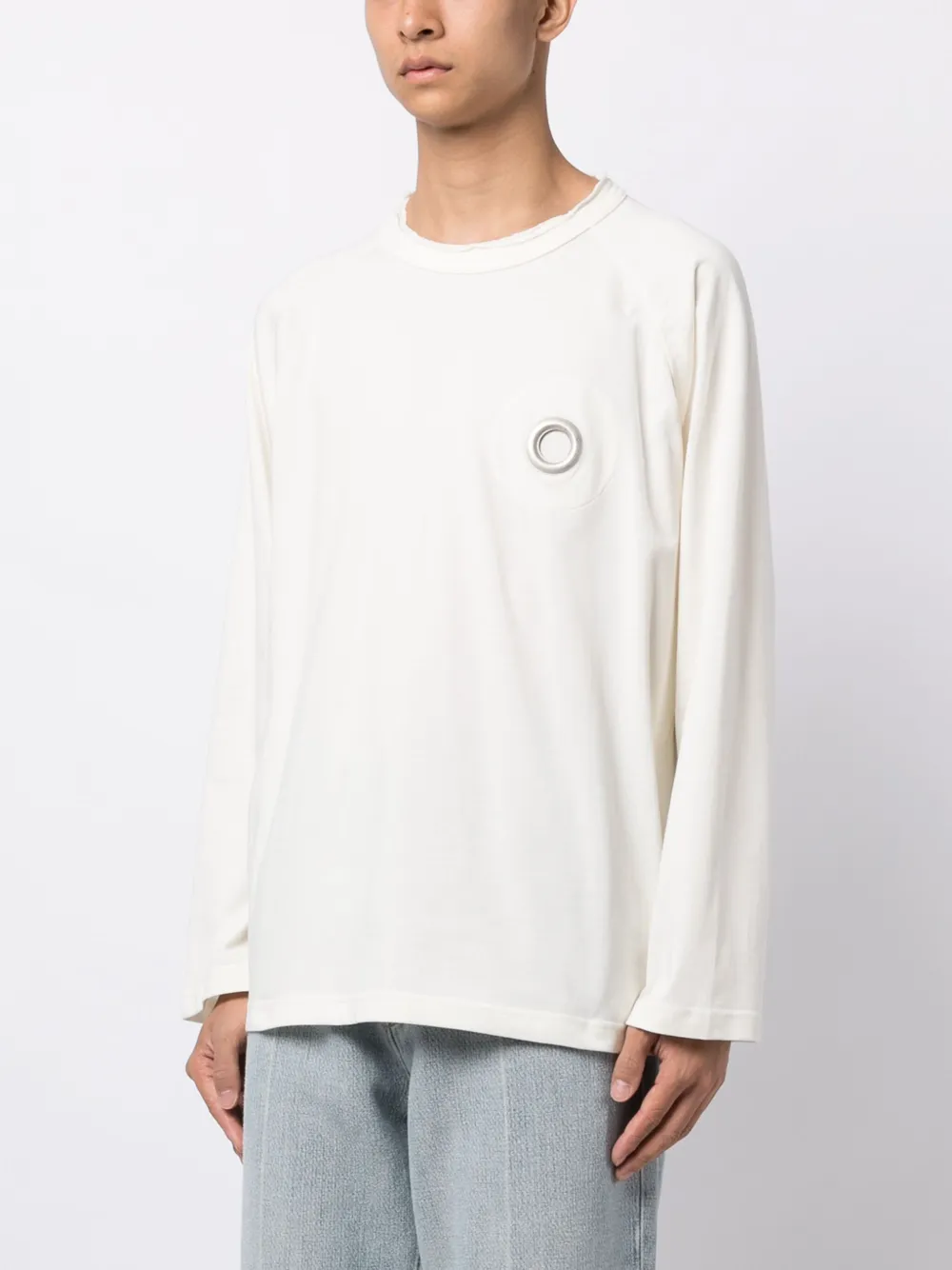 Shop Craig Green Long-sleeve Cotton T-shirt In White