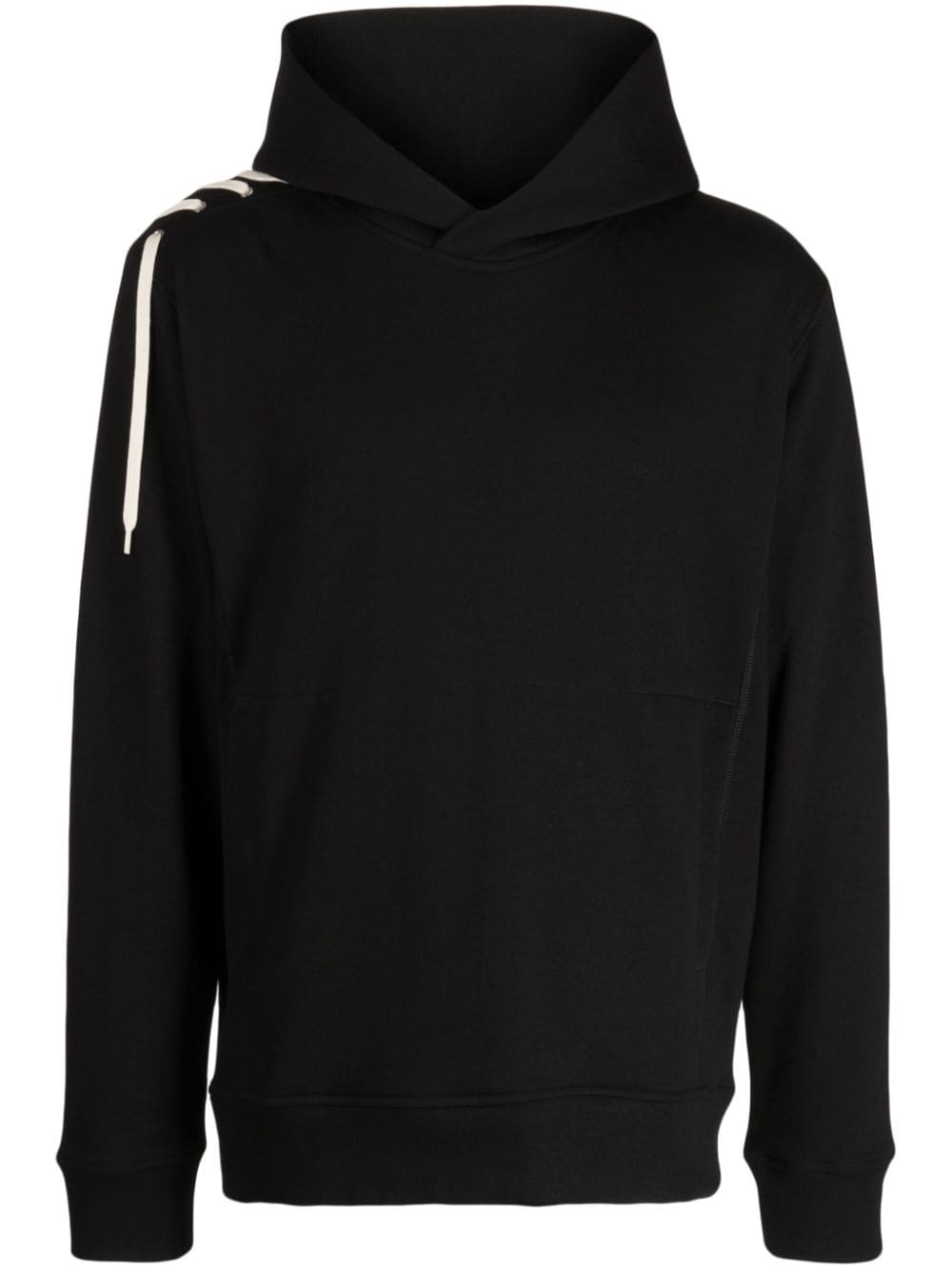 lace-up detailing hoodie