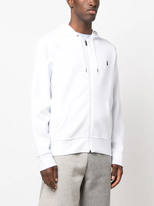 Polo Ralph Lauren Polo Pony Cotton Blend Cardigan | White | FARFETCH