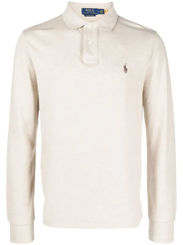 Polo Ralph Lauren Embroidered Logo Polo Shirt - Farfetch