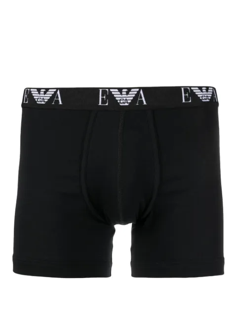 Emporio Armani logo-waist cotton boxer briefs 
