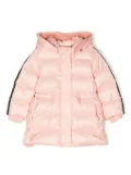 Fendi Kids FF logo-print padded coat - Pink
