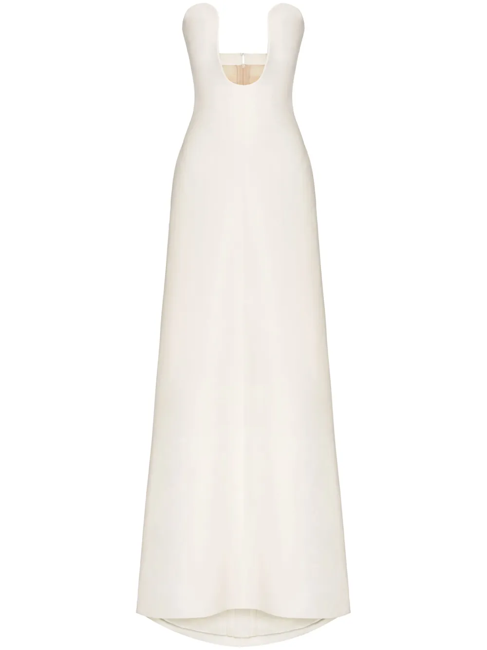 Valentino Garavani Crepe Couture strapless gown - White
