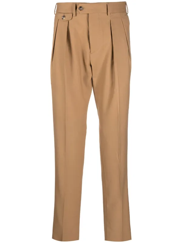 Pleat best sale front chinos