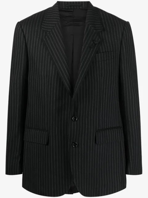 Lardini blazer boutonné à fines rayures
