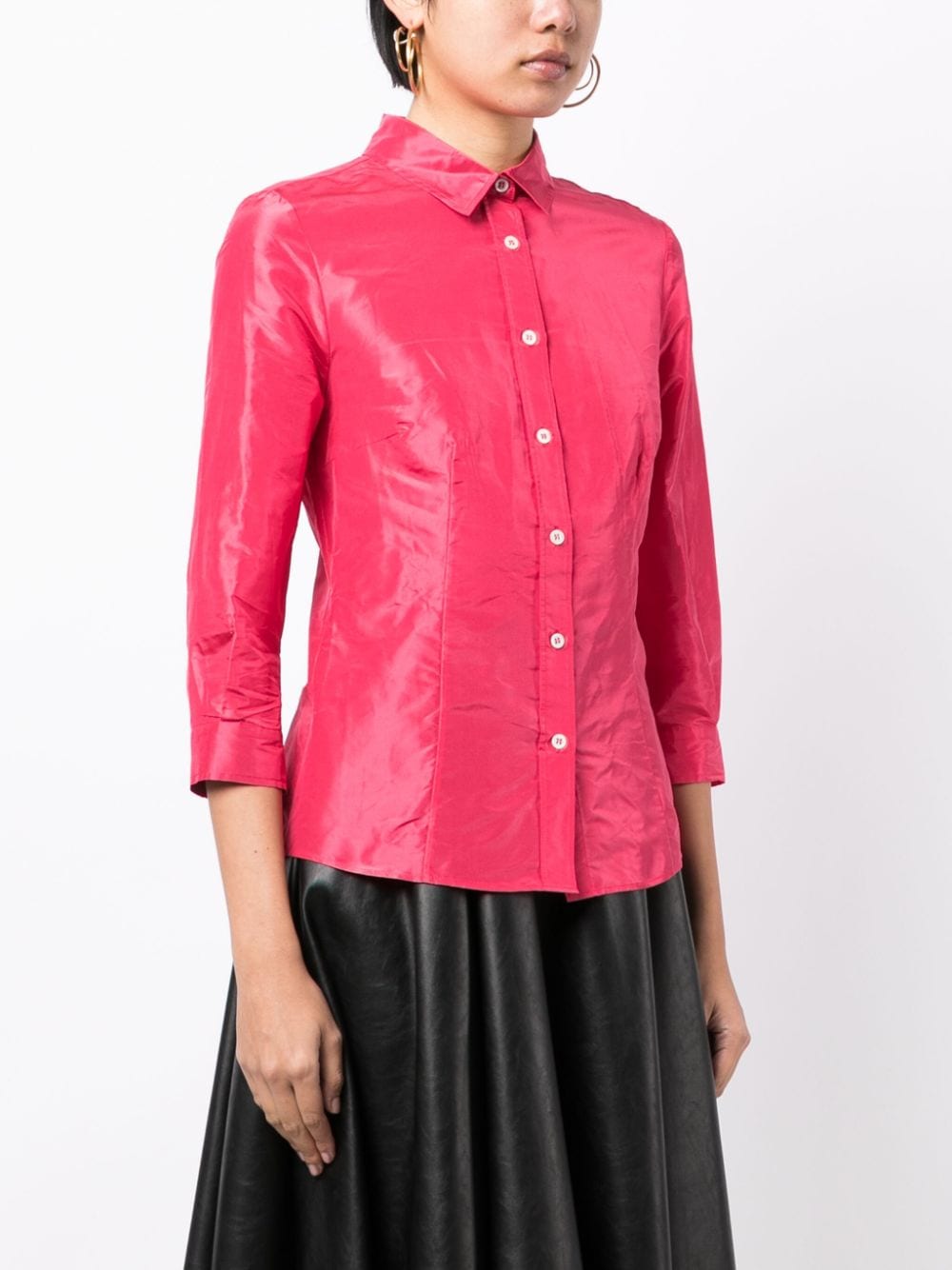 Carolina Herrera Silk Taffeta Shirt - Farfetch