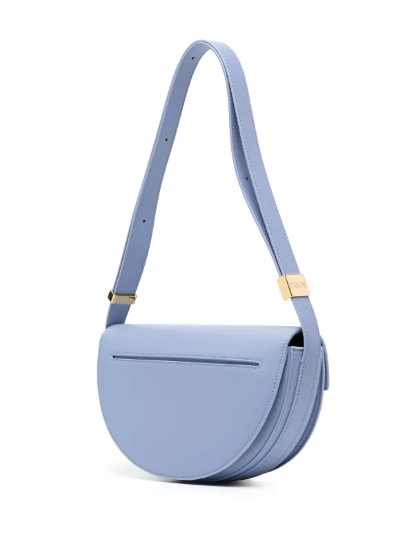 【PATOU】Shoulder Bag ロゴ カーフレザー ショルダーバッグ Patou ロゴ ショルダーバッグ | ブルー | FARFETCH JP