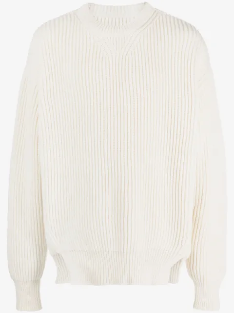 Jil Sander Gerippter Strickpullover