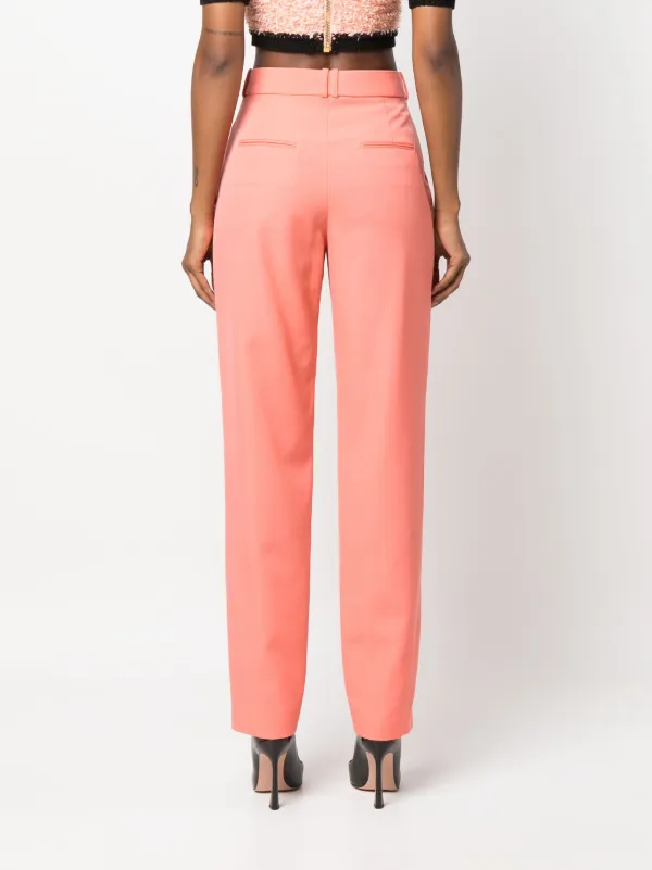 【送料&関税込】Balmain Viscose Pants Balmain monogram-jacquard drawstring-waistband Track Pants