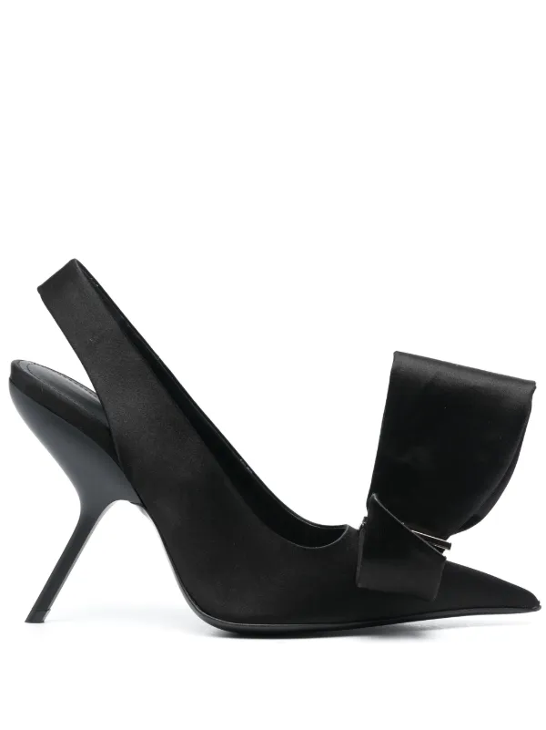 Ferragamo bow clearance heels