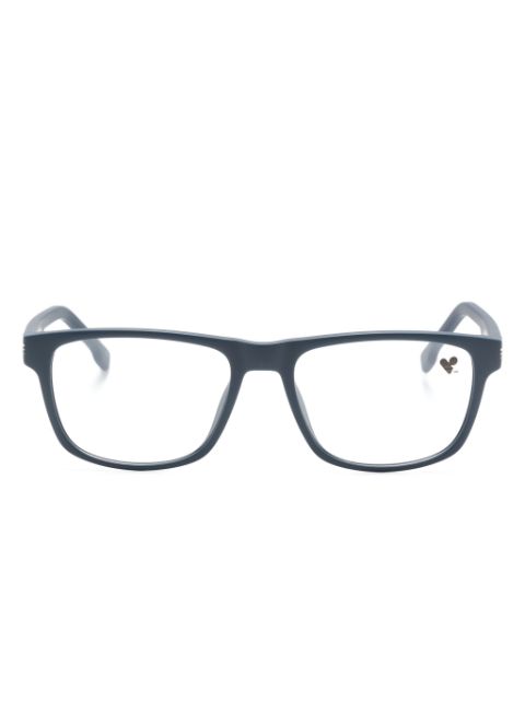 Lacoste side-stripe square-frame glasses Men