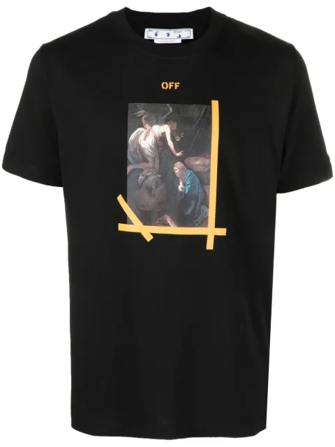 Off-White Arrows Caravaggio print T-shirt