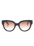 Longchamp cat-eye acetate sunglasses - Black