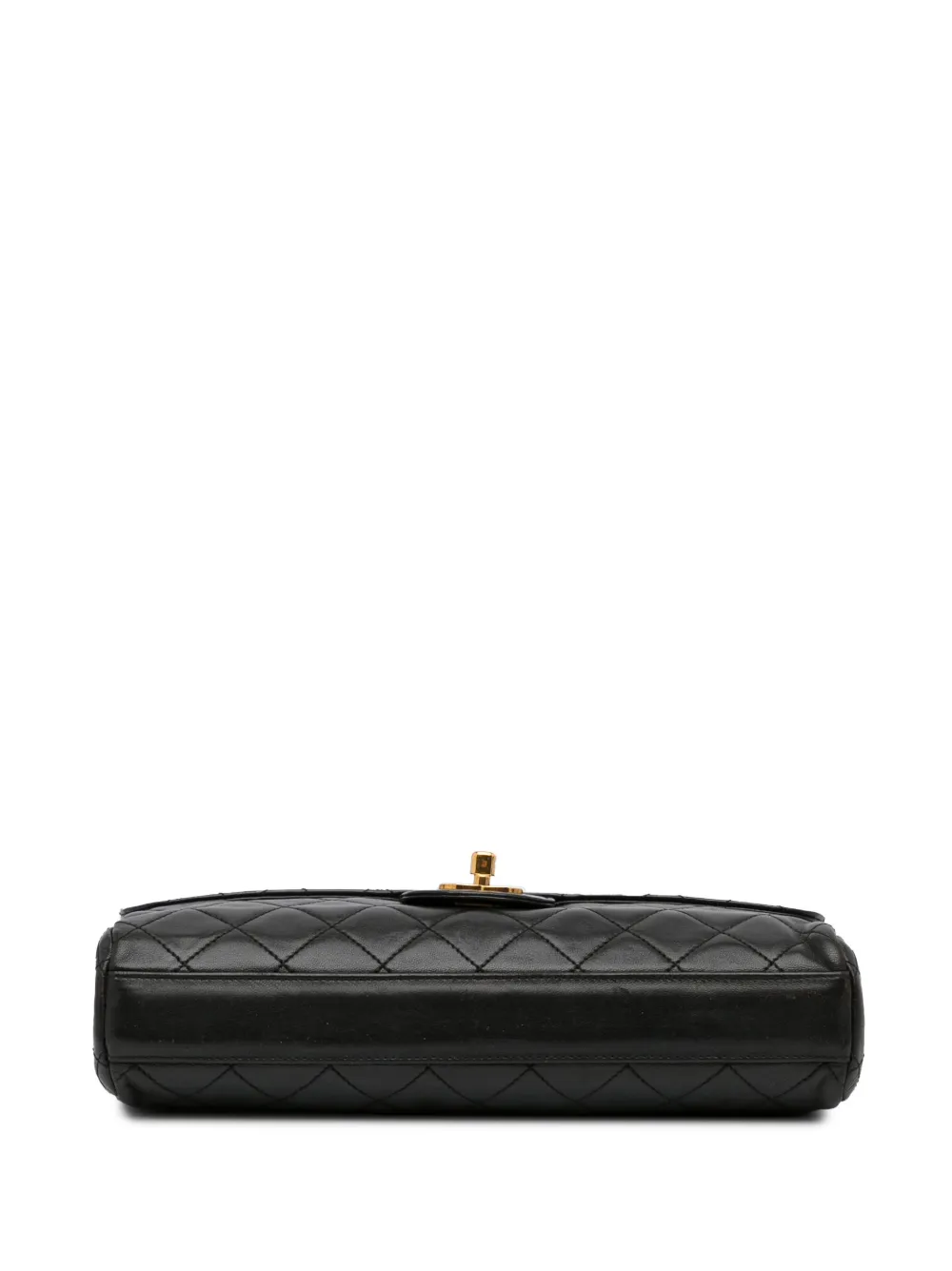 CHANEL Pre-Owned - 1994-1996 Classic Flap clutch bag - women - Lambskin - One Size - Black 4