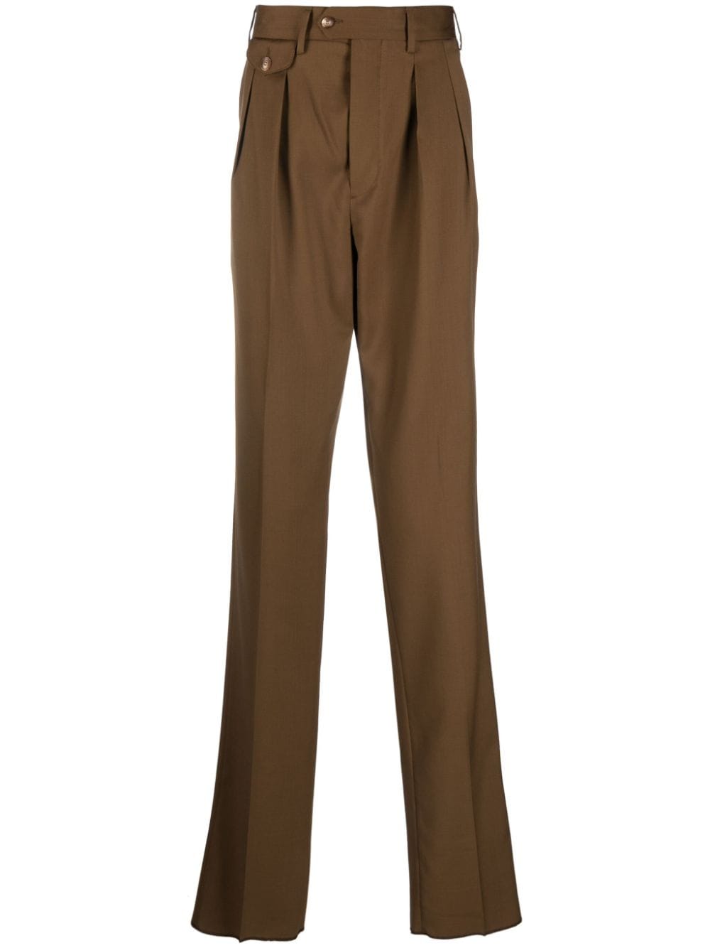 Image 1 of Lardini pleated-waist chino trousers