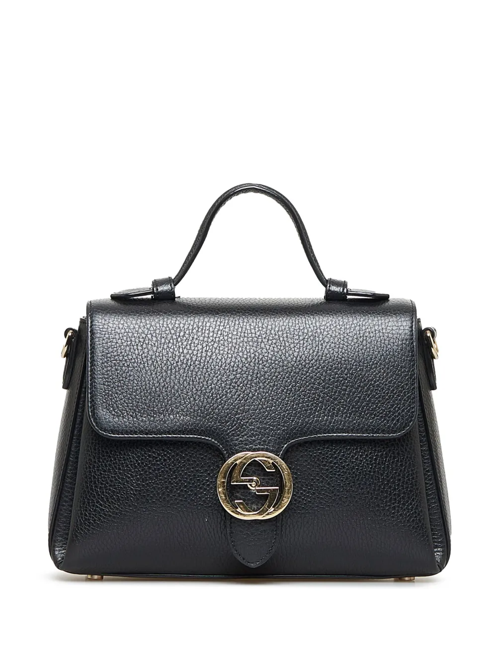 Gucci Pre-Owned Dollar Interlocking G two-way bag – Black