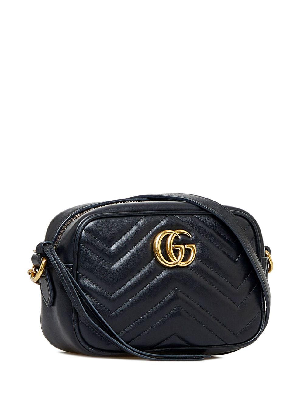 Gucci Pre-Owned GG Marmont matelassé crossbodytas - Zwart