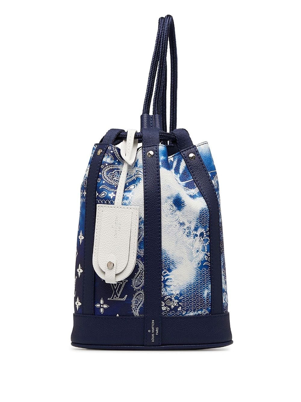 Louis Vuitton Backpack Monogram Denim Sack Ad PM Blue Canvas