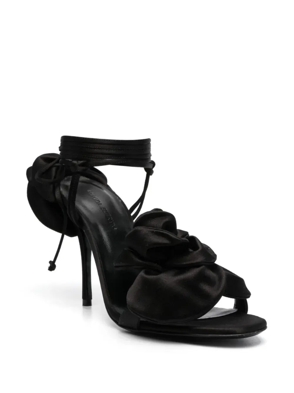 Magda Butrym 110mm flower satin sandals | Heeled Sandals | Image 2
