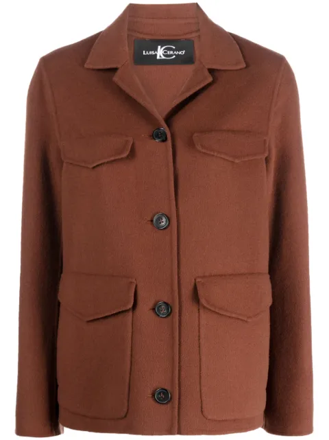 Luisa Cerano Two Tone Tweed Jacket 498013 3603 Col 1032