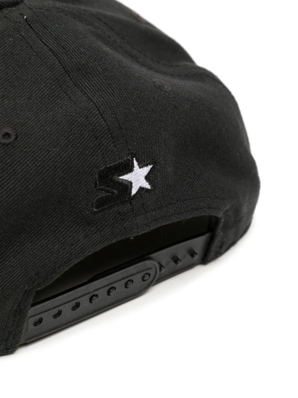 Marcelo Burlon County of Milan logo-embroidered flat-peak cap - Zwart