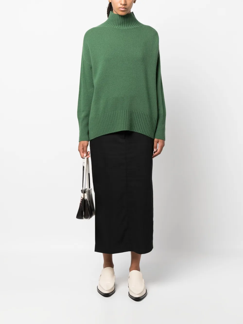 Allude Kasjmier trui - Groen