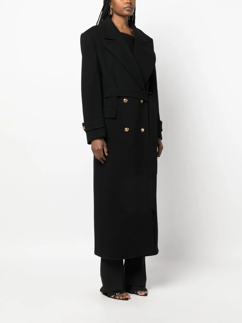 Tagliatore Julia belted double-breasted coat | Smart Closet