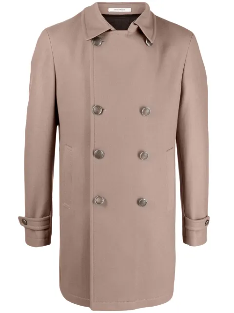 Tagliatore double-breasted notched-lapels coat