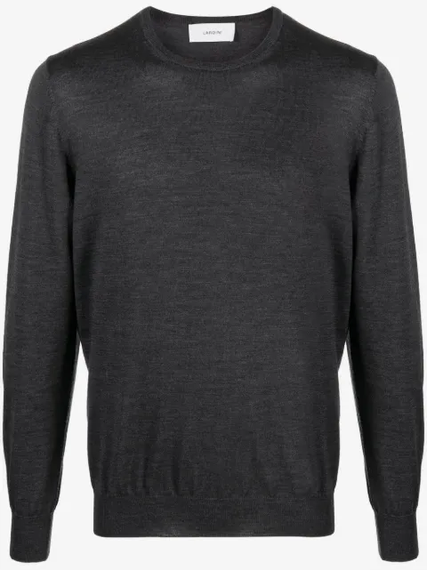 Lardini suéter con cuello redondo