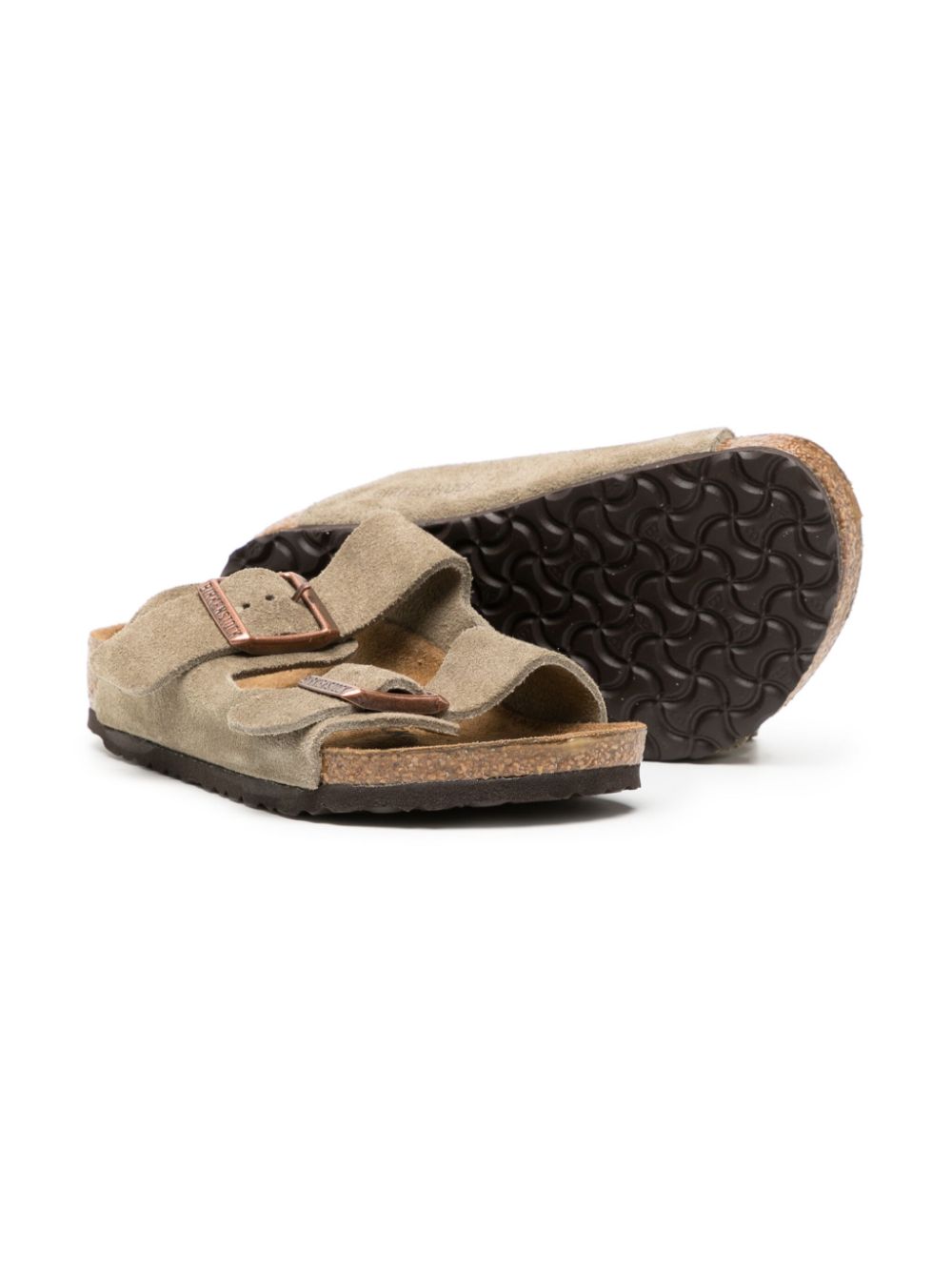 Birkenstock Kids Arizona open-toe sandals - Neutrals