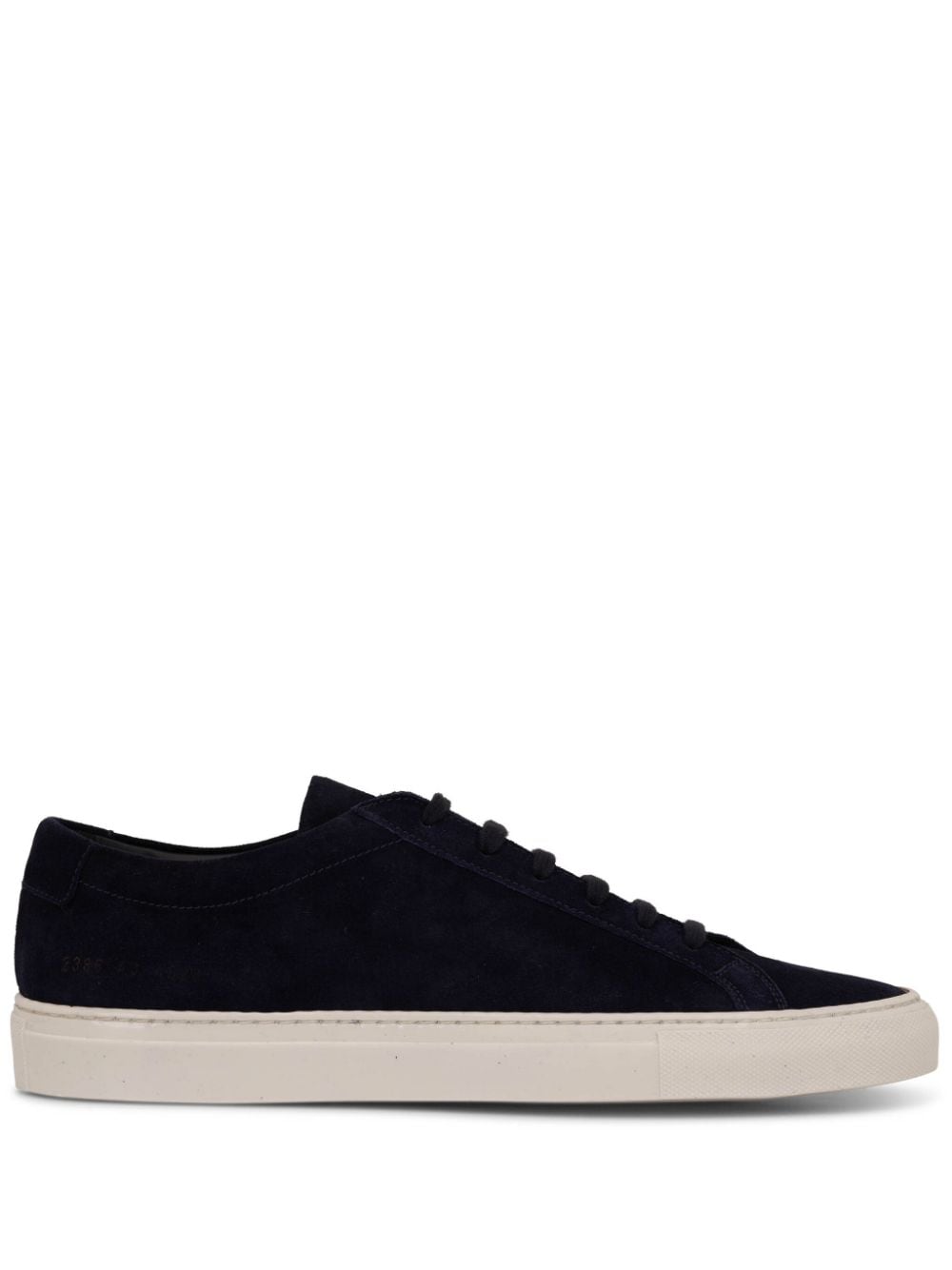 Shop Common Projects Suede Low-top Sneakers In Black