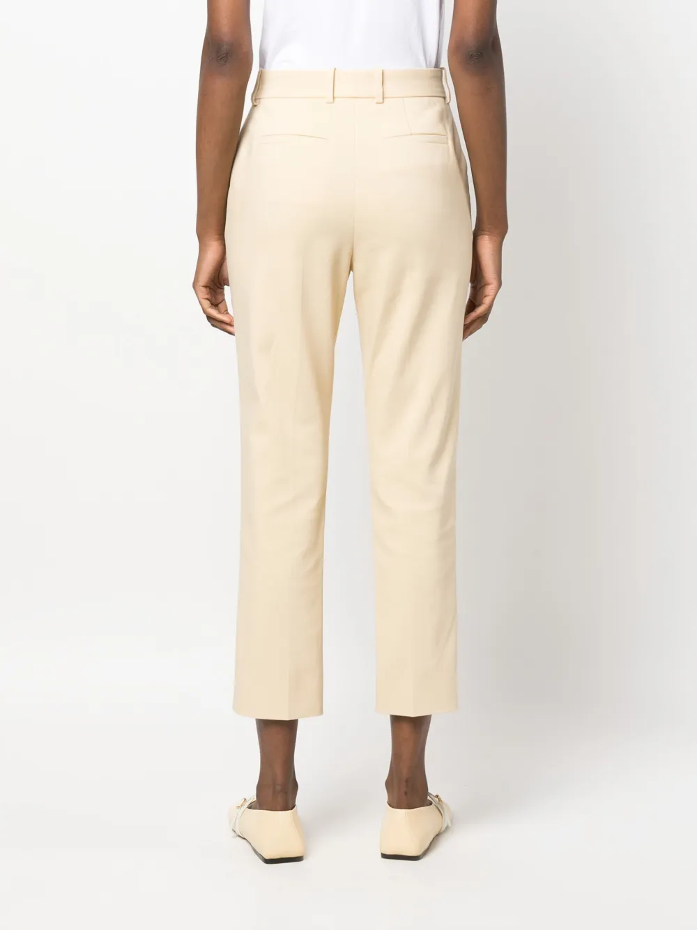 Lanvin Tapered Tailored Trousers In Nude