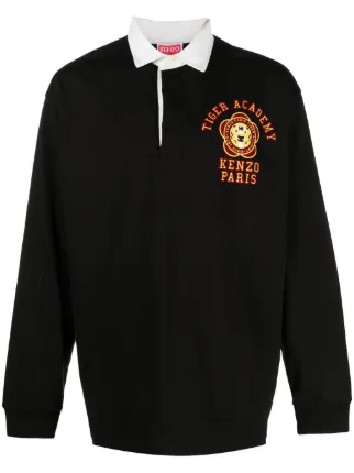 ポロシャツ KENZO | KENZO TIGER ACADEMY POLO SHIRT BLACK Kenzo Tiger Academy Cotton Polo Shirt | Black | FARFETCH IL