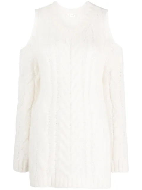 P.A.R.O.S.H. off-shoulder crochet jumper 