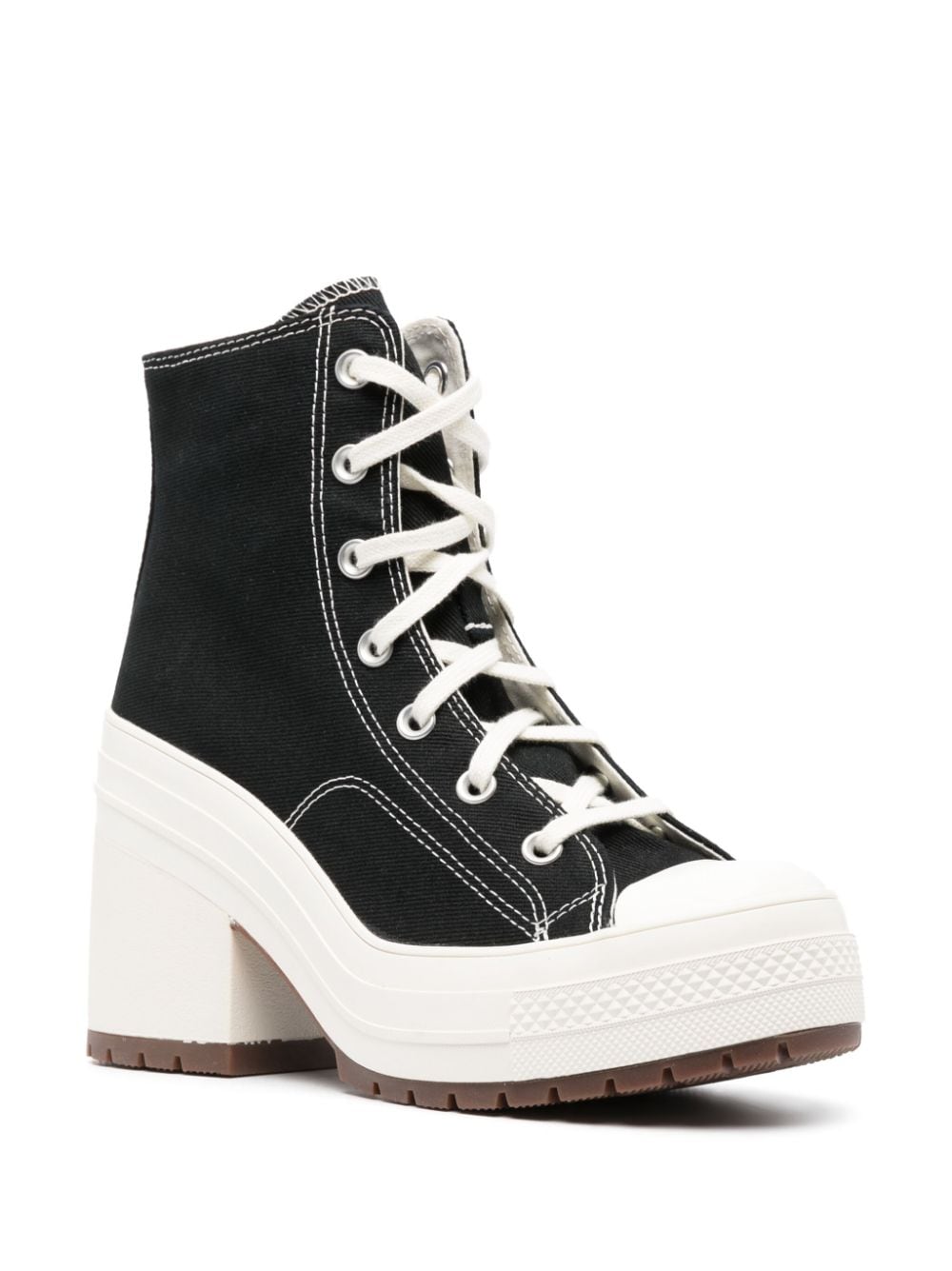 Converse Chuck 70 De Luxe Heeled Sneakers In Black | ModeSens