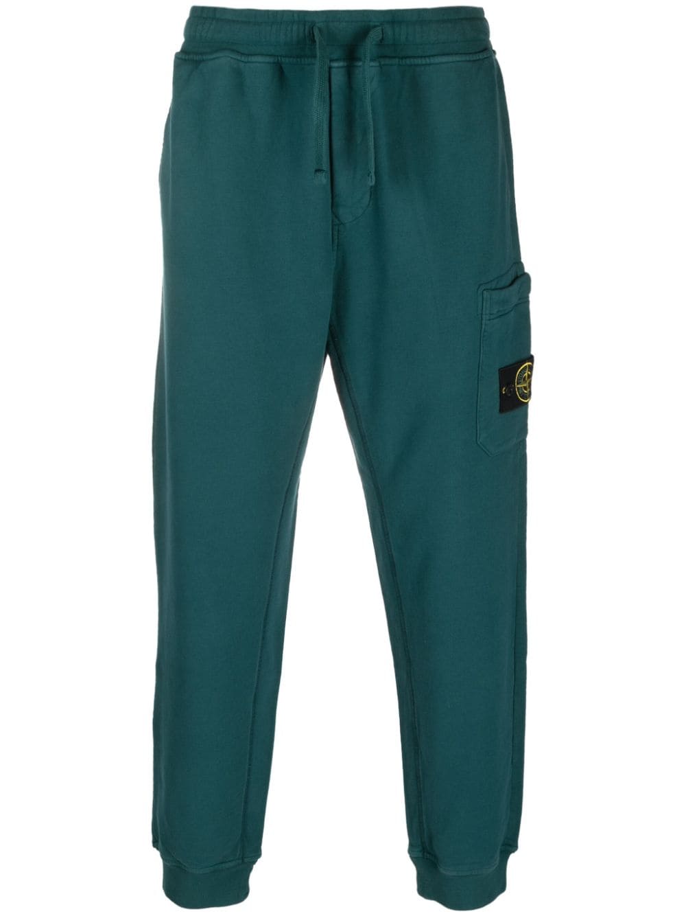 Stone Island Compass Patch Cotton Track Pants - Farfetch